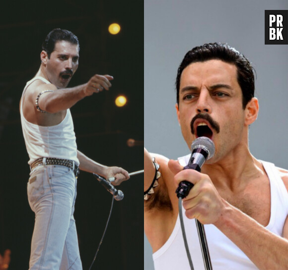 Freddie Mercury au live aid VS Rami Malek dans Bohemian Rhapsody
