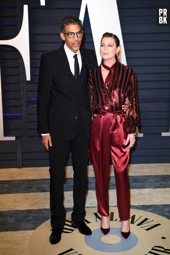 Ellen Pompeo et son mari Chris Ivery en février 2018
