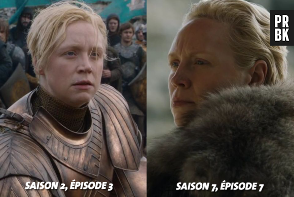 Game of Thrones : Gwendoline Christie (Brienne) à ses débuts dans la série VS aujourd'hui