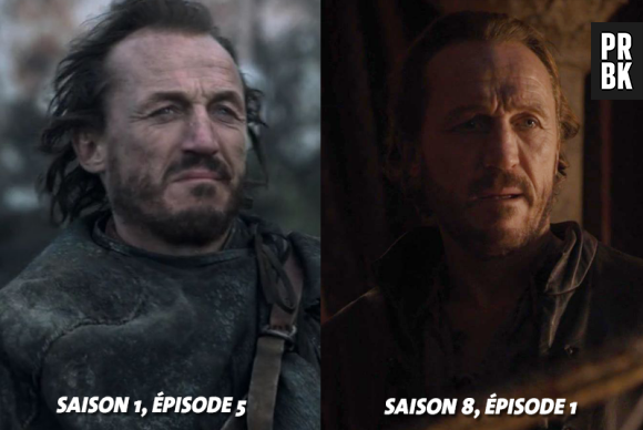 Game of Thrones : Jerome Flynn (Bronn) au début de la série VS aujourd'hui