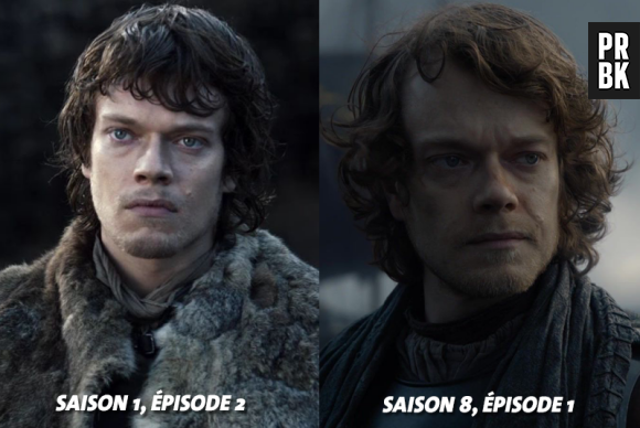 Game of Thrones : Alfie Allen (Theon) au début de la série VS aujourd'hui