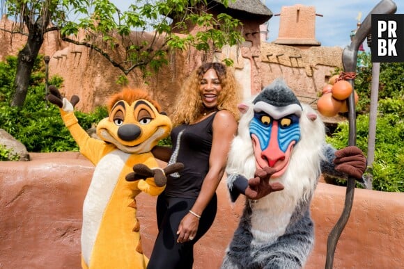 Serena Williams à Disneyland Paris pour le Festival du Roi Lion & de la jungle