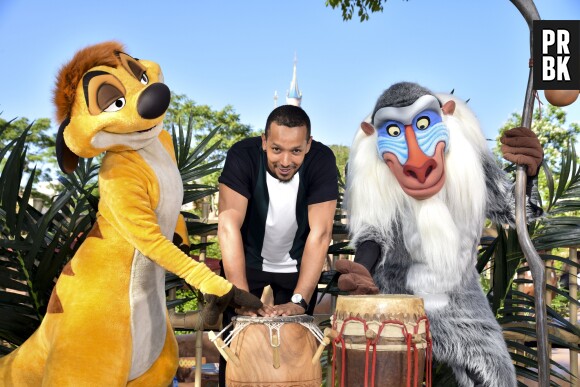 Waly Dia à Disneyland Paris pour le Festival du Roi Lion & de la jungle