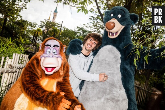 Antoine Griezmann à Disneyland Paris pour le Festival du Roi Lion & de la jungle