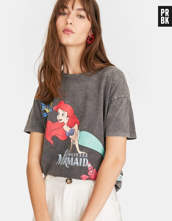 Stradivarius x Disney : le T-shirt avec La Petite Sirène