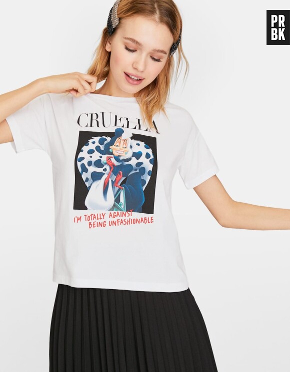 Stradivarius x Disney : le T-shirt avec Cruella