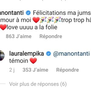 Laura Lempika fiancée à Nikola Lozina : elle dévoile le nom de son témoin