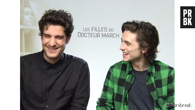  Timothée Chalamet et Louis Garrel en Interro Surprise : les acteurs à l&#039;affiche du film  Les Filles du Dr March  (le 1er janvier 2020 au cinéma) se confient à PRBK 