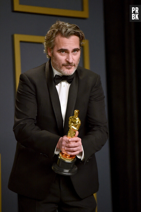 Joaquin Phoenix sur le red carpet de la 92ème cérémonie des Oscars, ce dimanche 9 février 2020 à Los Angeles