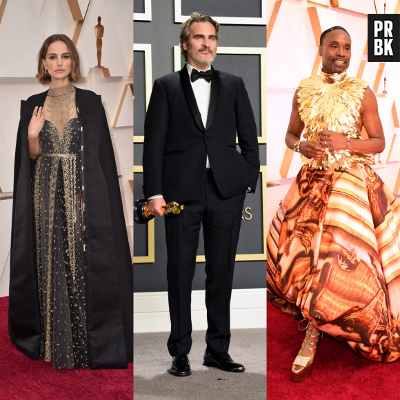 Oscars 2020 : Natalie Portman, Joaquin Phoenix et Billy Porter s'affichent dans des tenues engagées