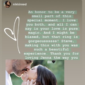 Jenna Dewan fiancée à Steve Kazee : l'actrice et danseuse dévoile la bague de fiançailles, réalisée par son futur mari et Nikki Reed