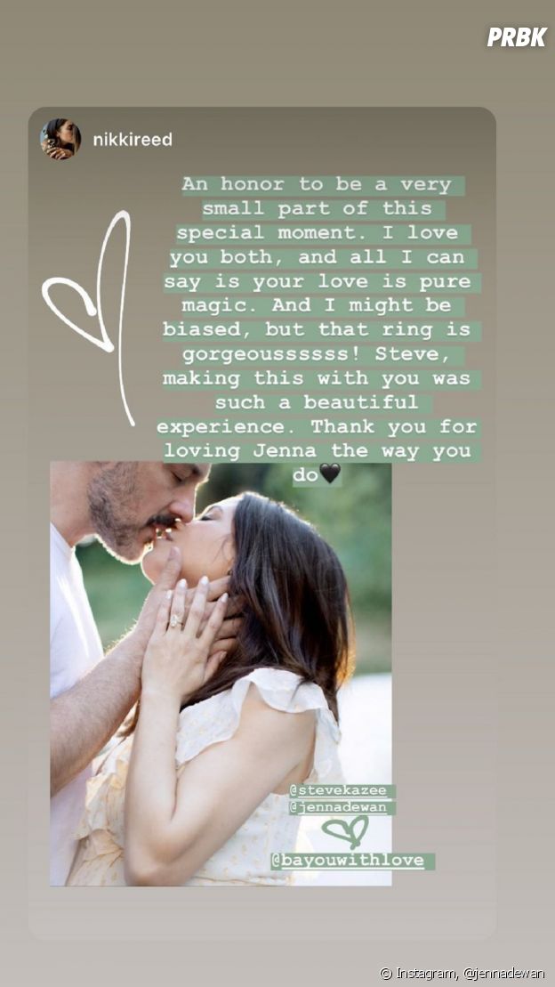 Jenna Dewan fiancée à Steve Kazee : l'actrice et danseuse dévoile la bague de fiançailles, réalisée par son futur mari et Nikki Reed