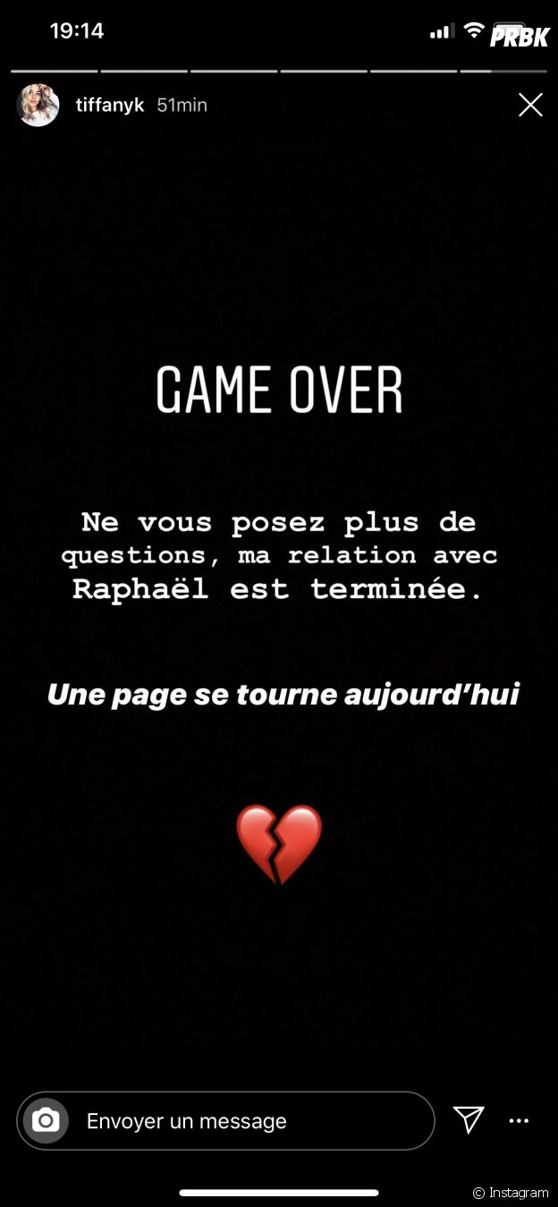 Raphaël Pépin et Tiffany, la rupture !