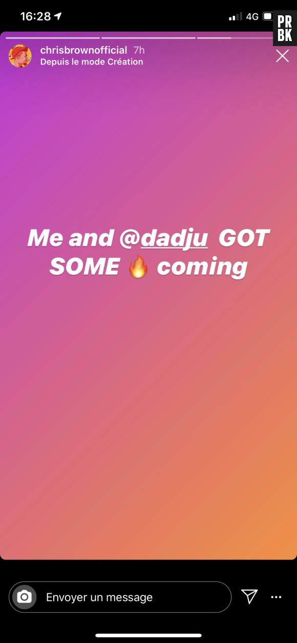 Chris Brown annonce un projet avec Dadju