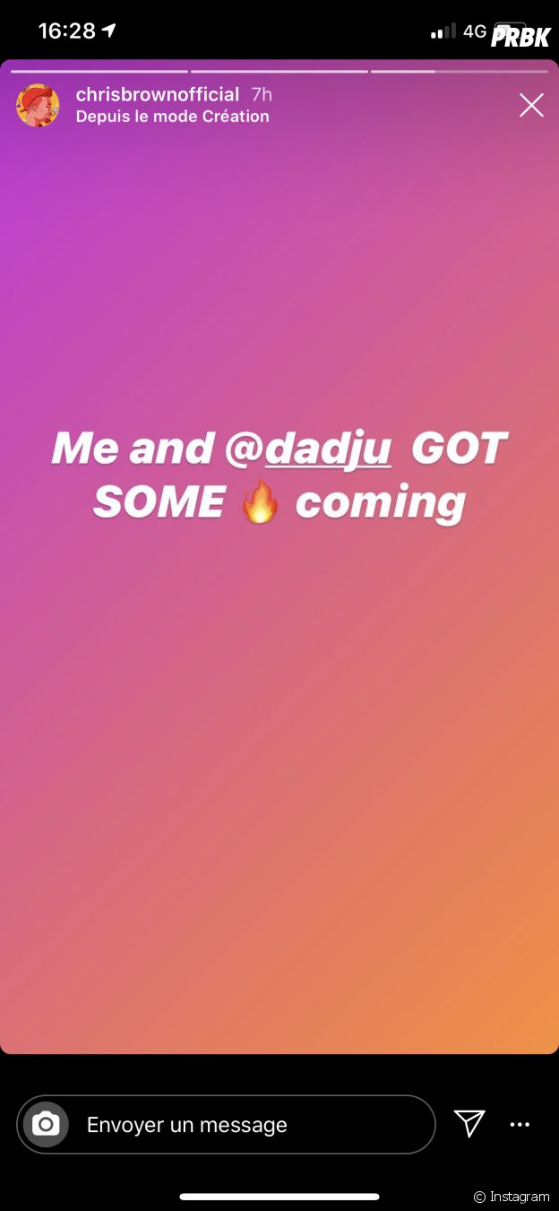Chris Brown annonce un projet avec Dadju
