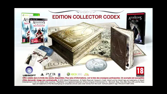 Assassin's Creed Brotherhood sur PS3 et Xbox 360 ... la sortie c'est aujourd'hui ... le trailer de lancement