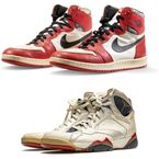 Des Air Jordan portées par Michael Jordan vont être mises aux enchères : records en vue