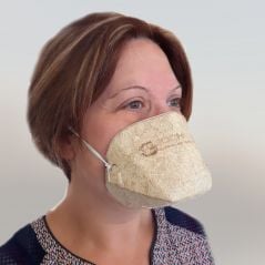 Coronavirus : ce masque en chanvre d'une société française est biocompostable