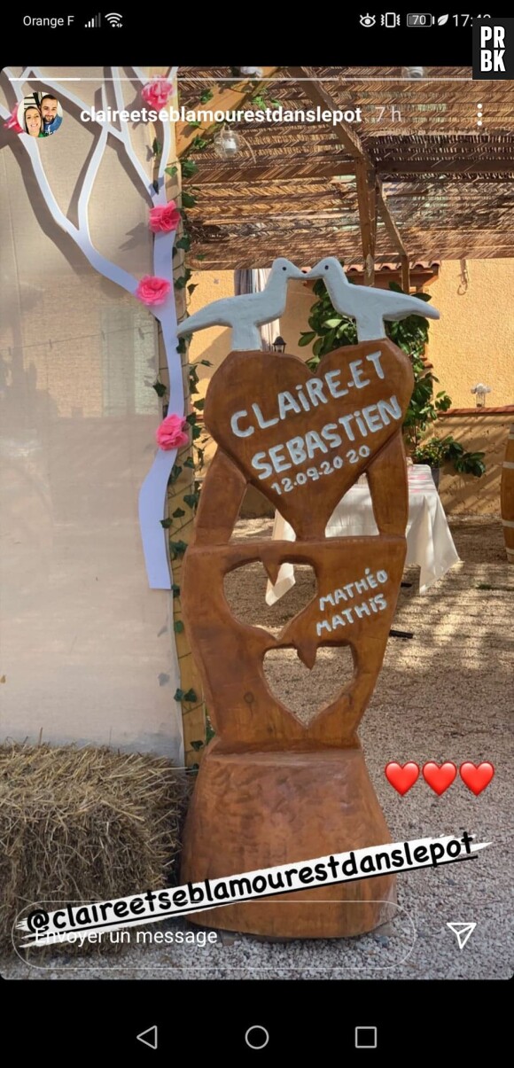 Claire (L'amour est dans le pré 2015) mariée à Sébastien : son bel hommage à son fils Mathis