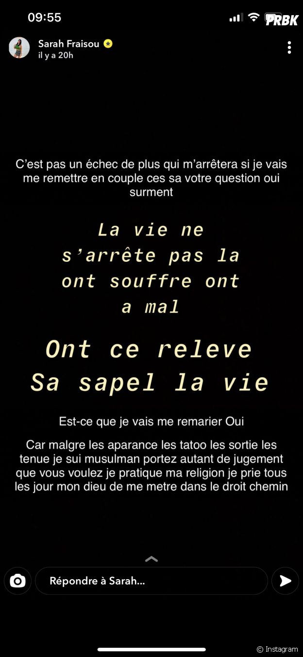 Sarah Fraisou divorcée de Ahmed et déjà prête à se remarier