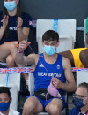 Tom Daley tricote pendant les Jeux Olympiques de Tokyo