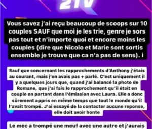 10 couples parfaits 5 : Anthony Matéo aurait trompé sa copine
