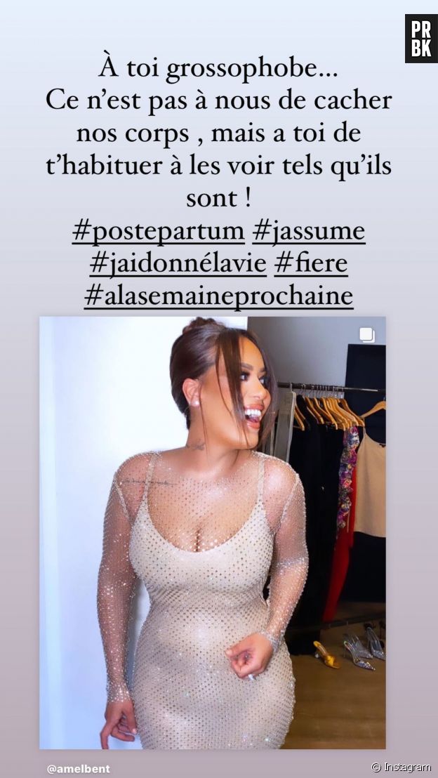 Amel Bent répond aux haters après les critiques sur son physique