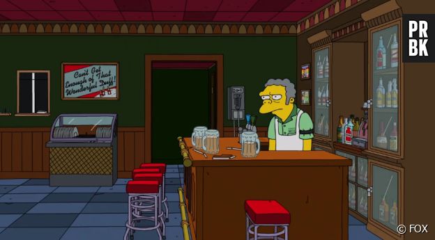 Le Bar de Moe dans l'épisode 17 de la saison 34 des Simpson