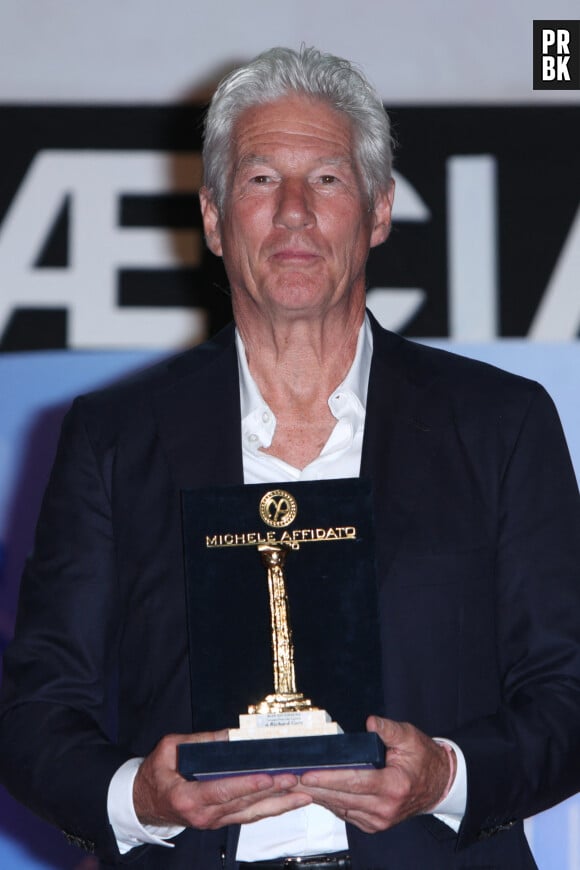 Richard Gere est honoré pour l'ensemble de sa carrière lors du 19ème festival du film de "Magna Graecia" à Catanzaro, le 5 août 2022.  Richard Gere is honored for his entire career during the 19th "Magna Graecia" film festival in Catanzaro, August 5, 2022. 