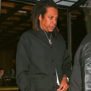 Exclusif - Le rappeur Jay-Z est allé dîner avec ses amis au restaurant Bird Street à West Hollywood, Los Angeles, Californie, Etats-Unis, le 1er février 2023.