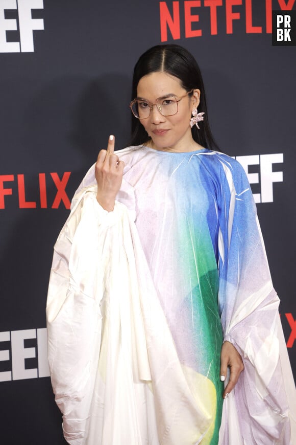 Ali Wong à la première du film "Beef at Tudum" à Los Angeles, le 30 mars 2023.  Celebrities at the premiere of "Beef at Tudum" in Los Angeles. March 30th, 2023. 