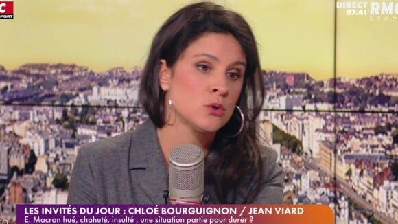 Apolline de Malherbe recadre une invitée d'Apolline Matin qui critique Emmanuel Macron