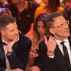 Exclusif - Matthieu Delormeau et Julien Courbet - 1000ème de l'émission "Touche pas à mon poste" (TPMP) en prime time sur C8 à Boulogne-Billancourt le 27 avril 2017.