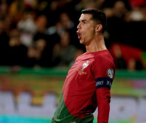 Cristiano Ronaldo lors du match des qualifications européennes entre le Portugal et le Liechtenstein à Lisbonne, Portugal le 23 mars 2023. (Credit Image: © Valter Gouveia/Sport Press Photo via ZUMA Press)