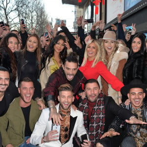 les candidats des Marseillais Asian Tour au cinéma Gaumont Champs-Elysées à Paris, le 13 février 2019. © Veeren/Bestimage