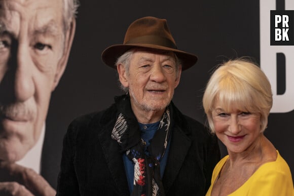 Sir Ian McKellen et Dame Helen Mirren à la première du film "The Good Liar" à New York, le 6 novembre 2019.