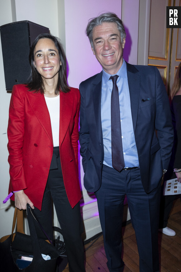 Brune Poirson et Alain Marschall - 8ème cérémonie du Prix de la Femme d'Influence au Palais Brongniart à Paris le 29 novembre 2020. © Olivier Borde/Bestimage 