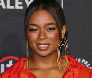 Alexis Floyd au photocall de la série "Grey's Anatomy" lors du PaleyFest 2023 à Los Angeles, le 2 avril 2023.  Photocall of the series "Grey's Anatomy" during PaleyFest 2023 in Los Angeles, April 2, 2023.