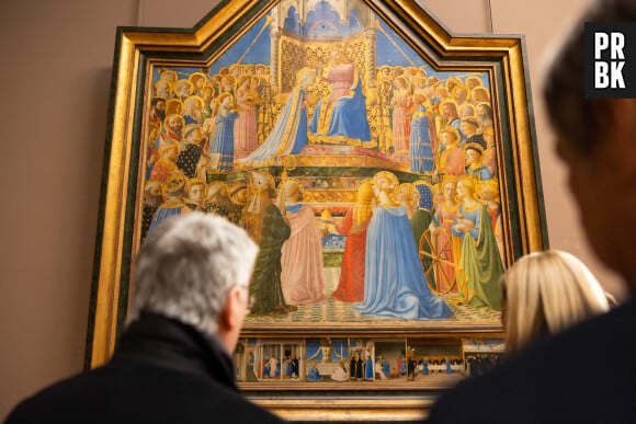 La Première Dame d'Ukraine, Olena Zelenska visite le musée du Louvre à Paris, France, le 14 décembre 2022. © Ukraine Presidency via Bestimage 