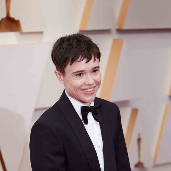 Elliot Page lors de la 94ème édition de la cérémonie des Oscars au théâtre Dolby, à Los Angeles, Californie, Etats-Unis, le 27 mars 2022. 