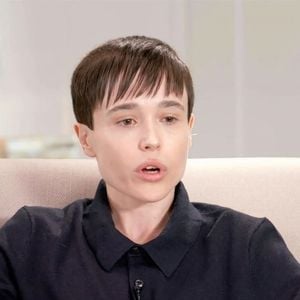 Elliot Page se confie à Oprah Winfrey, après son coming out transgenre dans l'émission "The Oprah Conversation". Los Angeles. Le 28 avril 2021. 