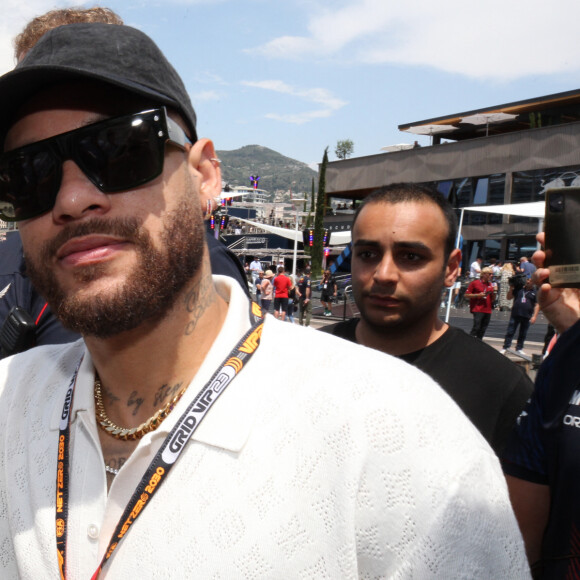 Neymar Jr. au Grand Prix de Formule 1 (F1) de Monaco, le 28 mai 2023. 