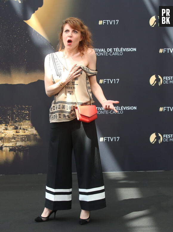 Anne-Elisabeth Blateau (Scènes de ménages) en garde à vue - Anne-Elisabeth Blateau - 57ème Festival de télévision de Monte-Carlo, le 17 juin 2017. © Denis Guignebourg/Bestimage