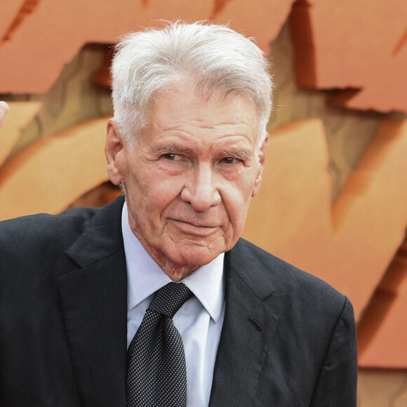 Harrison Ford - Première du film "Indiana Jones et le Cadran de la Destinée" à Londres, le 26 juin 2023.