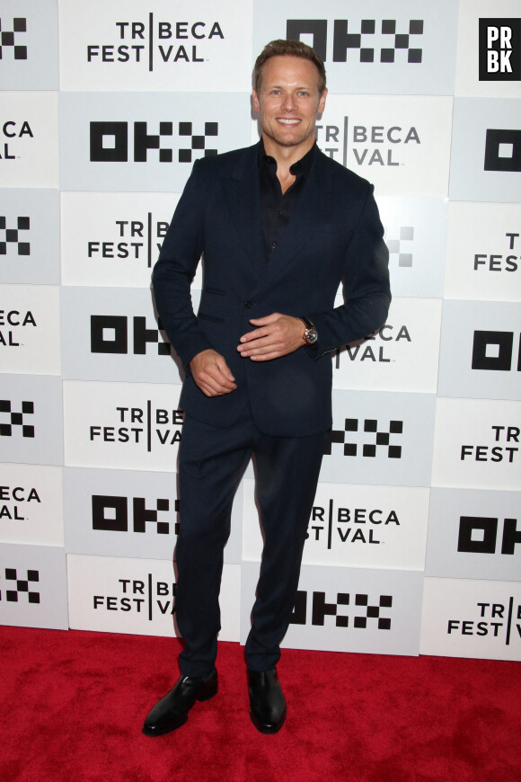 Sam Heughan à la première de Outlander au festival du film de Tribeca à New York le 9 juin 2023.