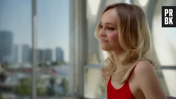 Lily-Rose Depp interviewée à propos de la série "The Idol" (HBO), le 2 juin 2023.