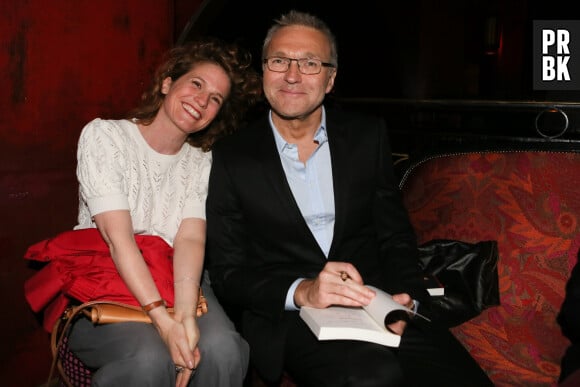 Exclusif - Maureen Dor, Laurent Ruquier - Soirée de lancement du livre "Radiographie" de Laurent Ruquier au Buddha-Bar à Paris, le 16 juin 2014. 