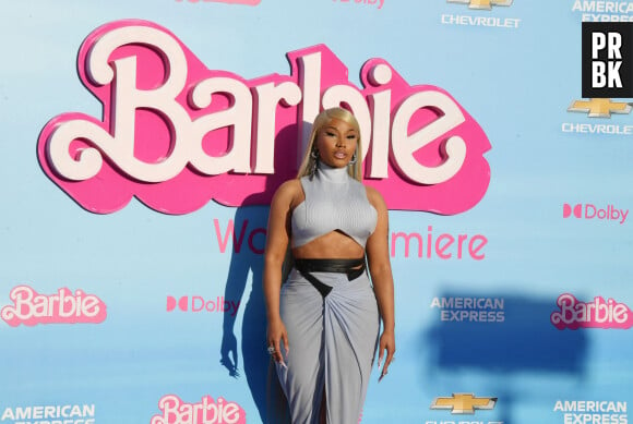 LOS ANGELES, CALIFORNIA - JULY 09: Nicki Minaj attends the World Premiere of "Barbie" at the Shrine Auditorium and Expo Hall on July 09, 2023 in Los Angeles, California.