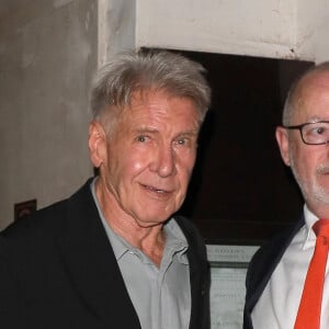 27 June 2023. Harrison Ford leaves Kai restaurant in Mayfair Pictured: Harrison Ford