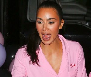 Kim Kardashian a organisé une pyjama party sur le thème de Barbie à l'occasion du 10ème anniversaire de sa fille North West le 14 juin 2023.